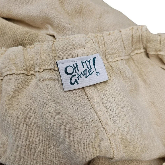 Oh  My Gauze Womens Pull On Cotton Pants Size 1 US Small/Medium Tie Dye Flowy - Picture 6 of 9